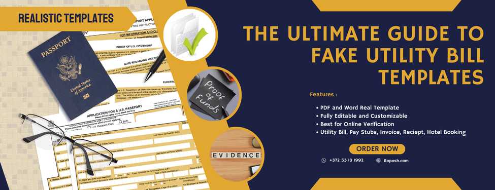 The Ultimate Guide to Fake Utility Bill Templates The Ultimate Guide to Fake Utility Bill Templates