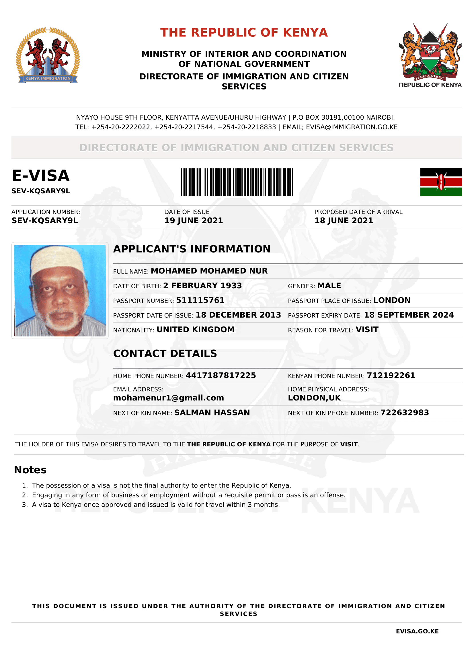 sev-kqsary9l-evisa-c2-1 Kenya e-Visa Word and PDF Template