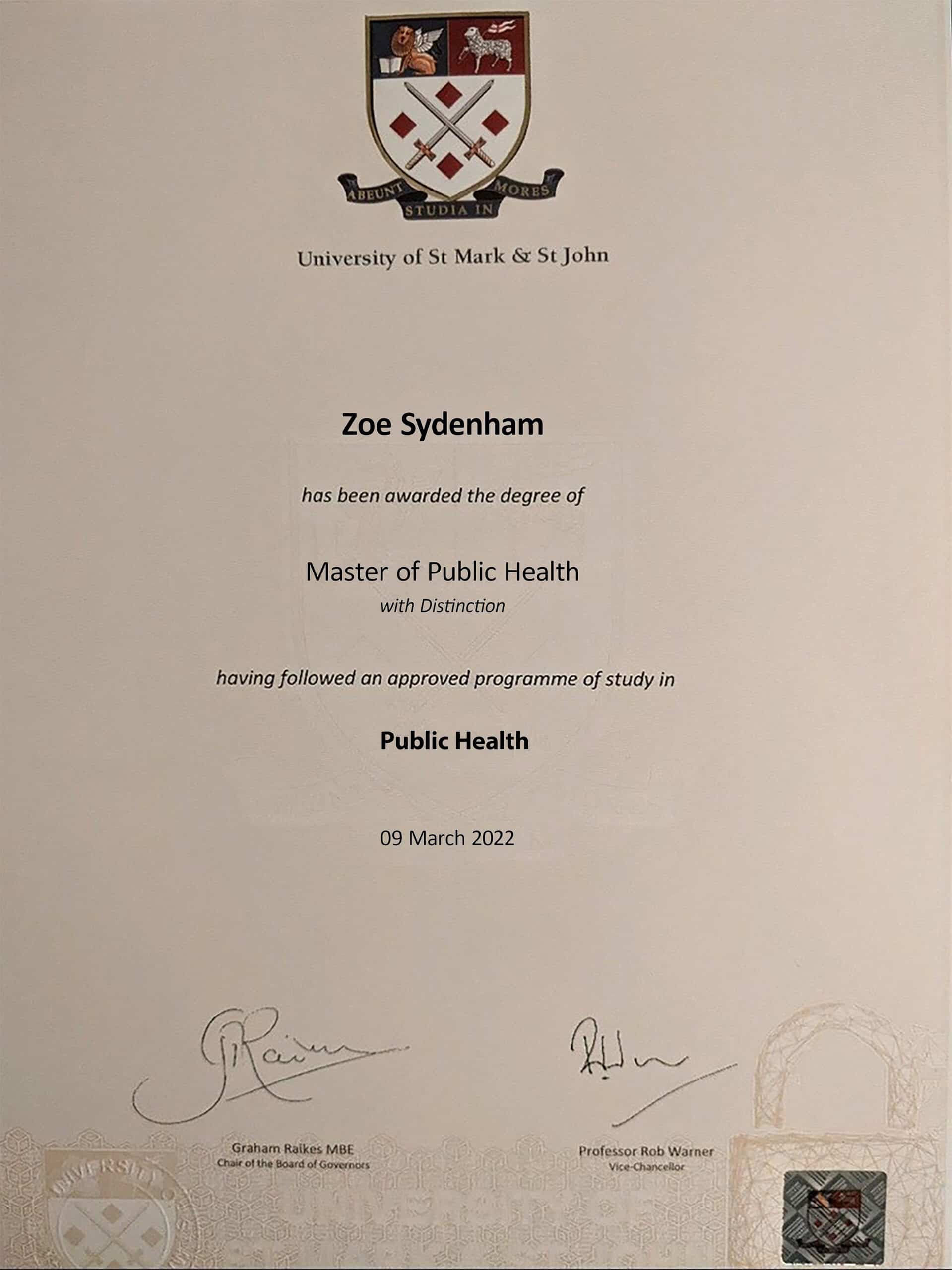 Authentic-Looking Fake certificate from Marjon University Authentic-Looking Fake certificate from Marjon University