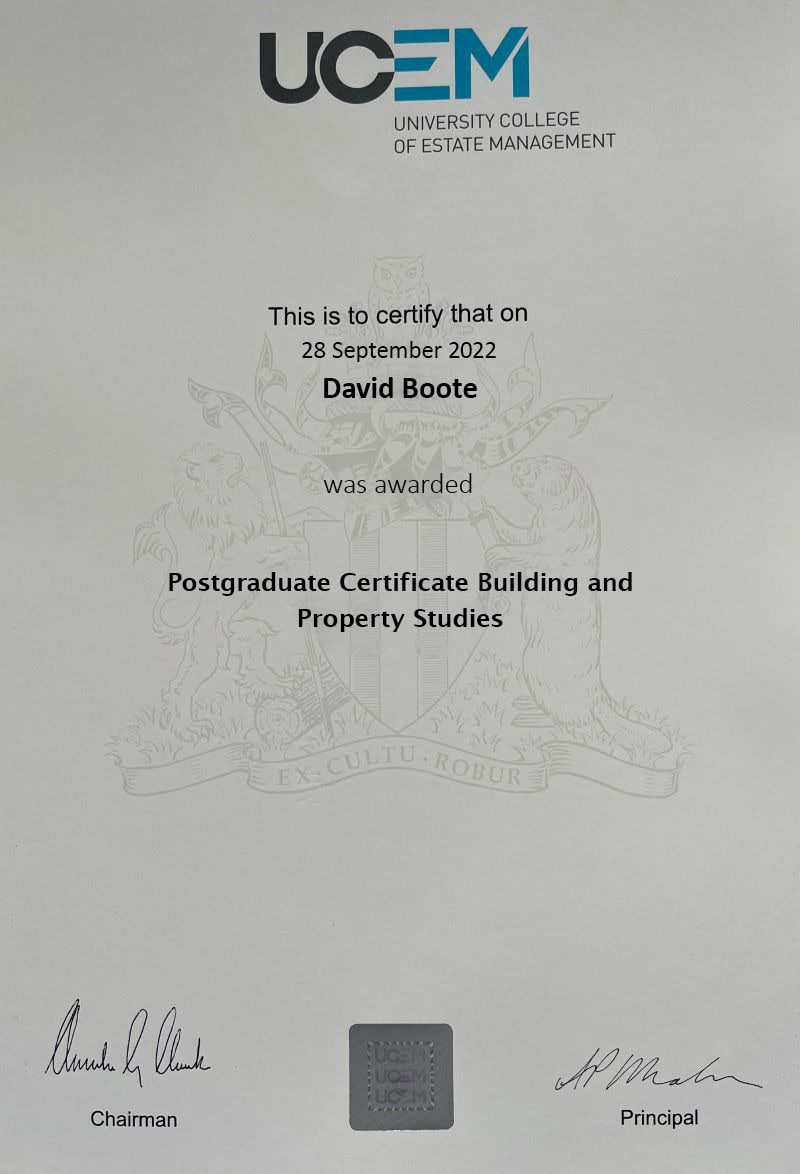 Authentic-Looking Fake certificate from University College Of Estate Management Authentic-Looking Fake certificate from University College Of Estate Management