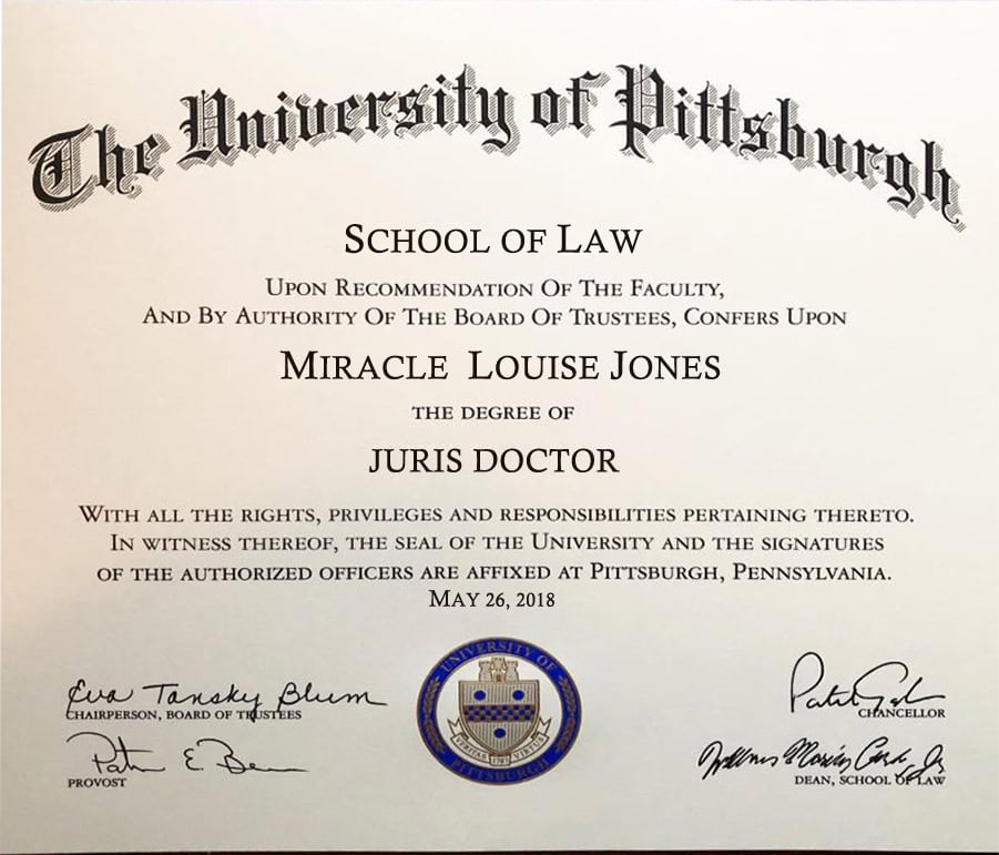 Authentic-Looking Fake certificate from University Of Pittsburgh Authentic-Looking Fake certificate from University Of Pittsburgh