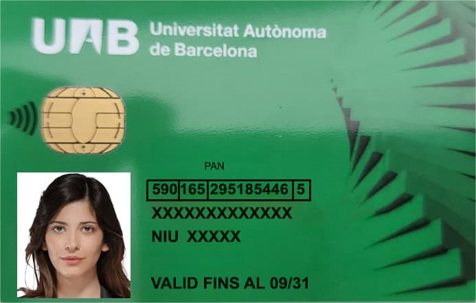 Create Autonomous University of Barcelona Student ID Cards with Fillable PSD Templatescopy