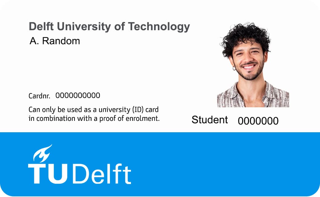 Create Delft University of Technology Student ID Cards with Fillable PSD Templates front Create Delft University of Technology Student ID Cards with Fillable PSD Templates