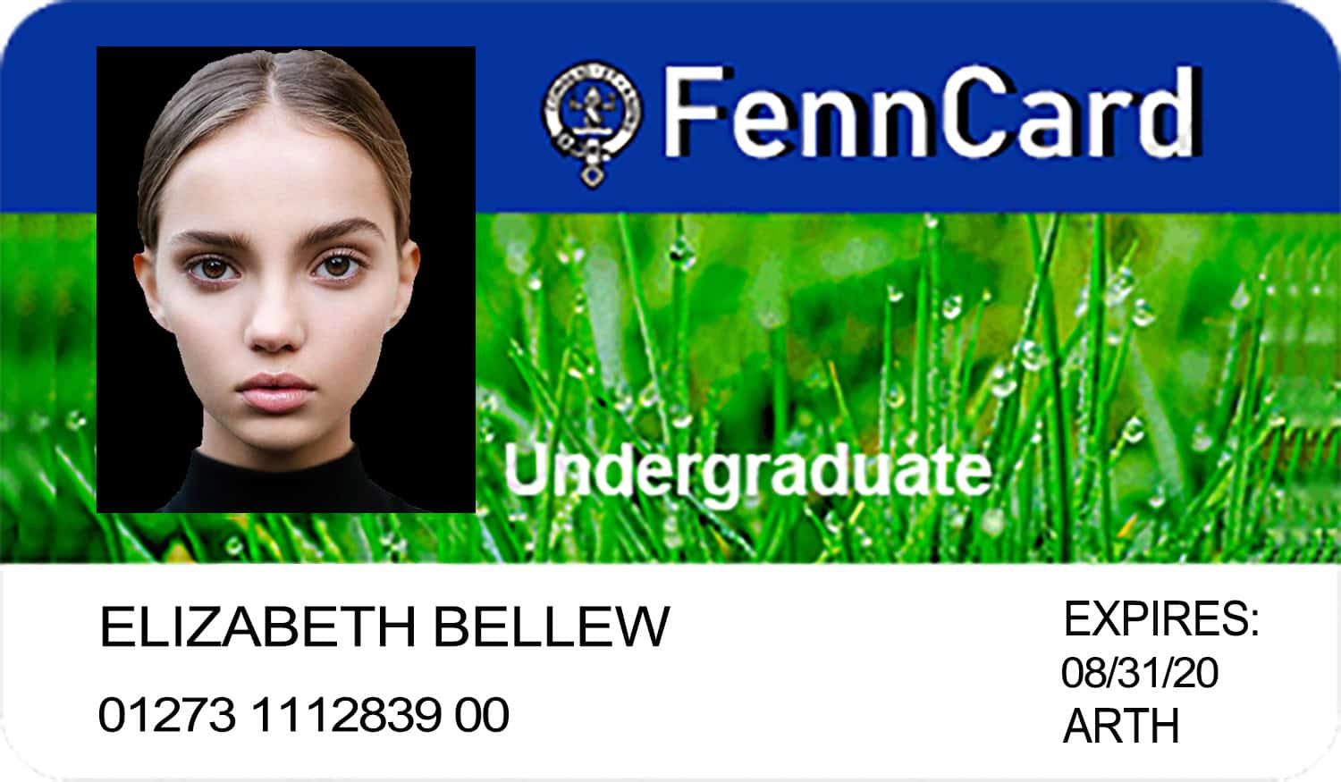 Create Fenn Card Student ID Cards with Fillable PSD Templates
