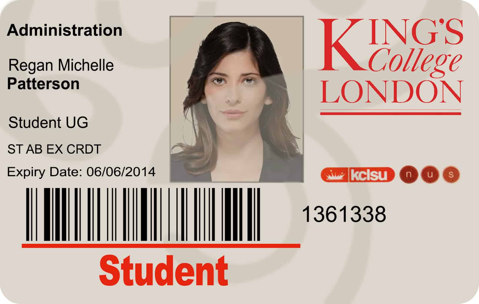 Create King's College London university Student ID Cards with Fillable PSD Templates v1 Create King's College London university Student ID Cards with Fillable PSD Templates