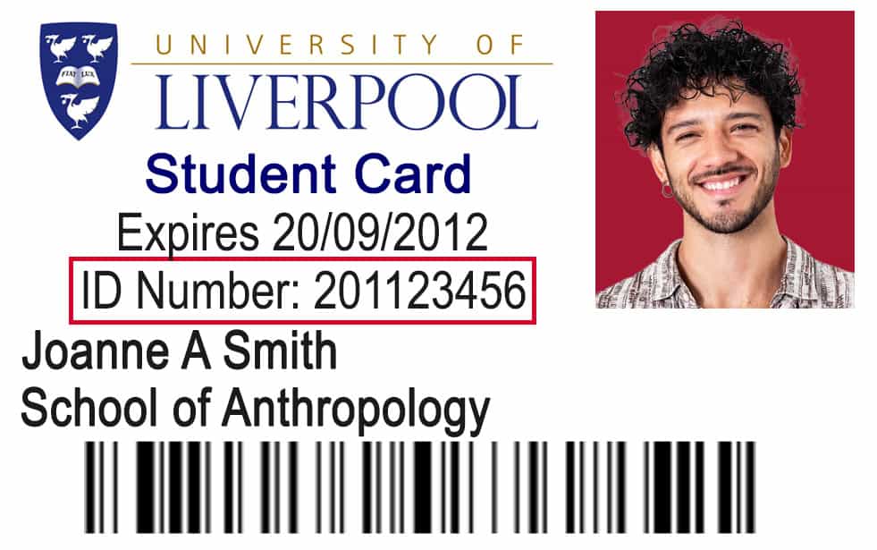 Create University of Liverpool Student ID Cards with Fillable PSD Templates version2 front Create University of Liverpool Student ID Cards with Fillable PSD Templates version2 front