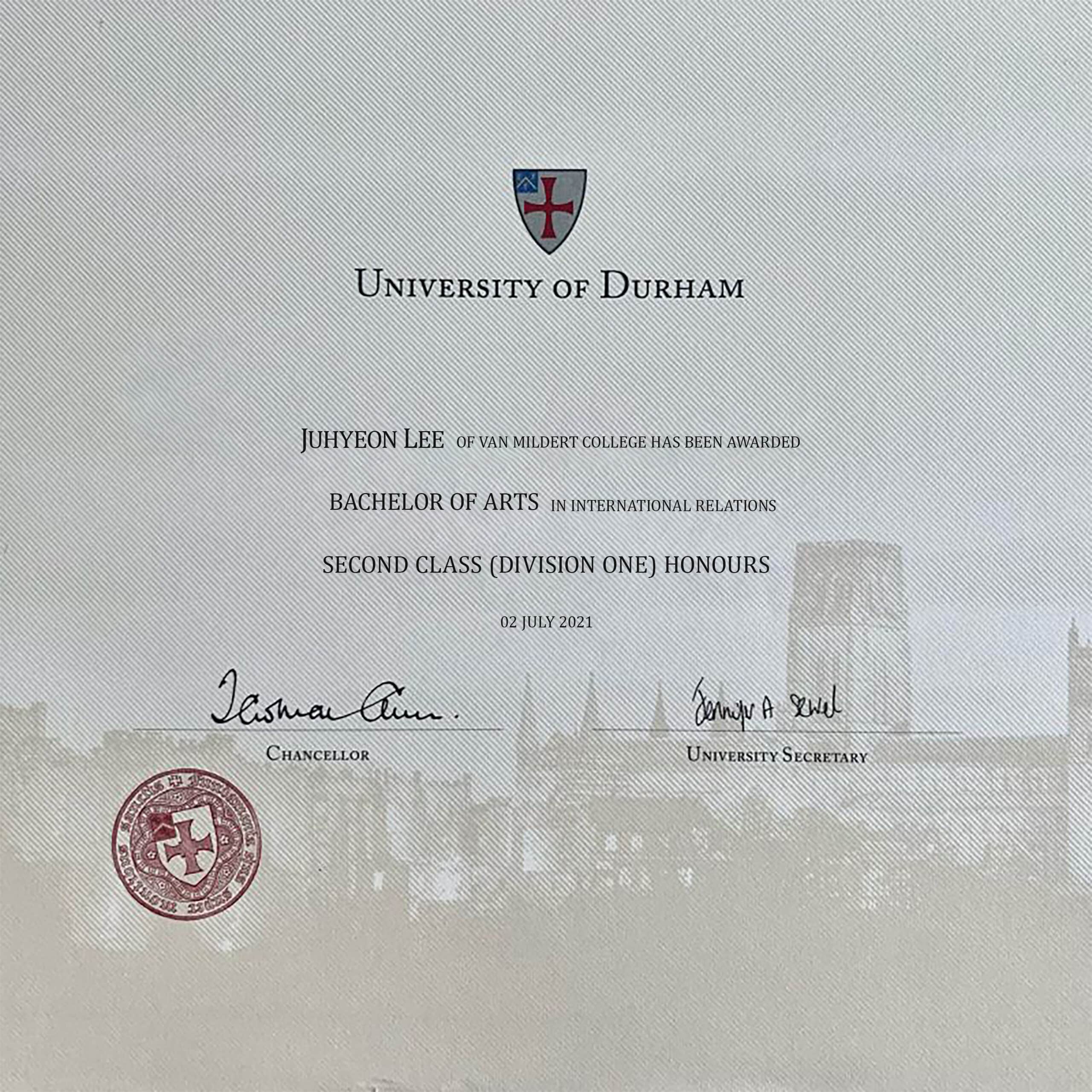 Fake Certificate from Durham University Template Fake Certificate from Durham University Template