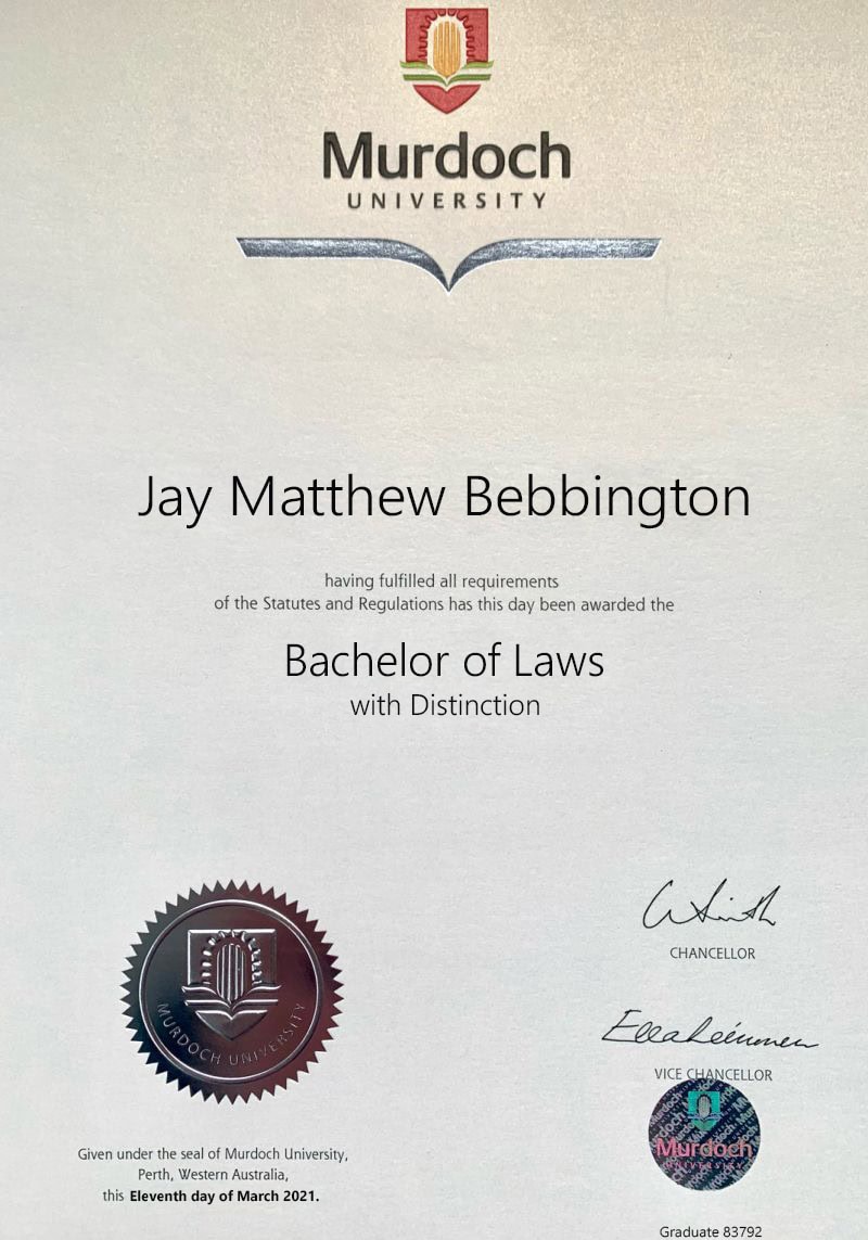 Fake Certificate from Murdoch University Template Fake Certificate from Murdoch University Template