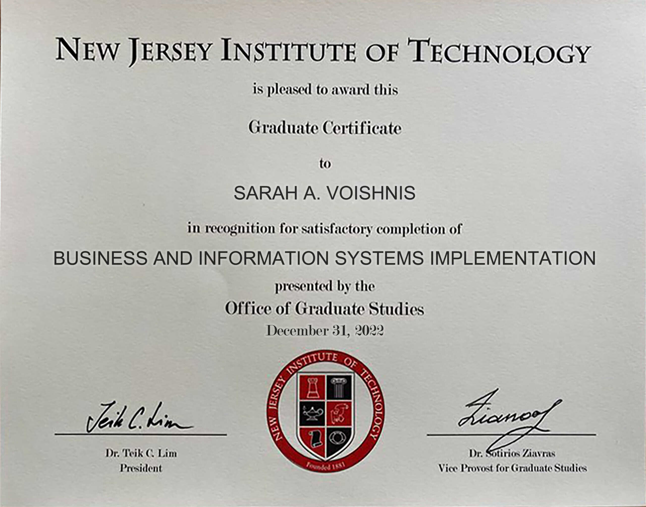 Fake Certificate from New Jersey Institute of Technology Template Fake Certificate from New Jersey Institute of Technology Template