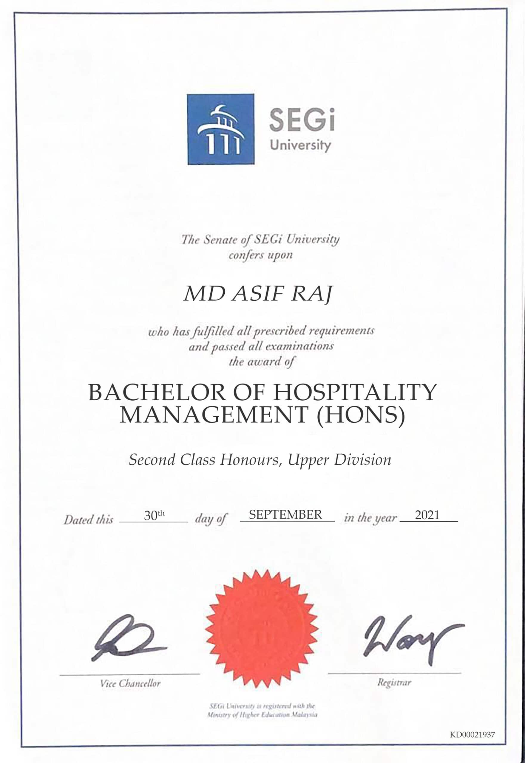 Fake Certificate from SEGi University Template Fake Certificate from SEGi University Template