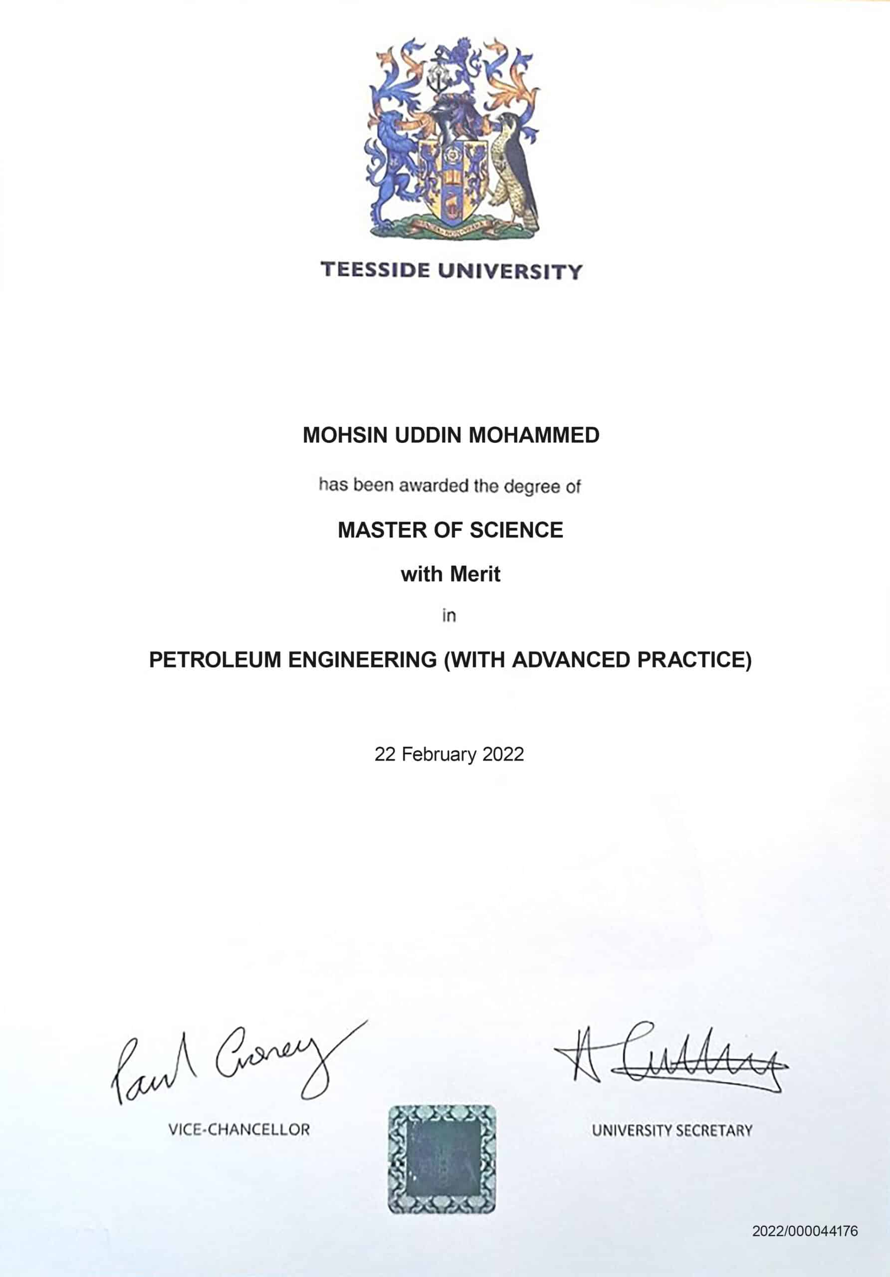 Fake Certificate from Teesside University Template Fake Certificate from Teesside University Template