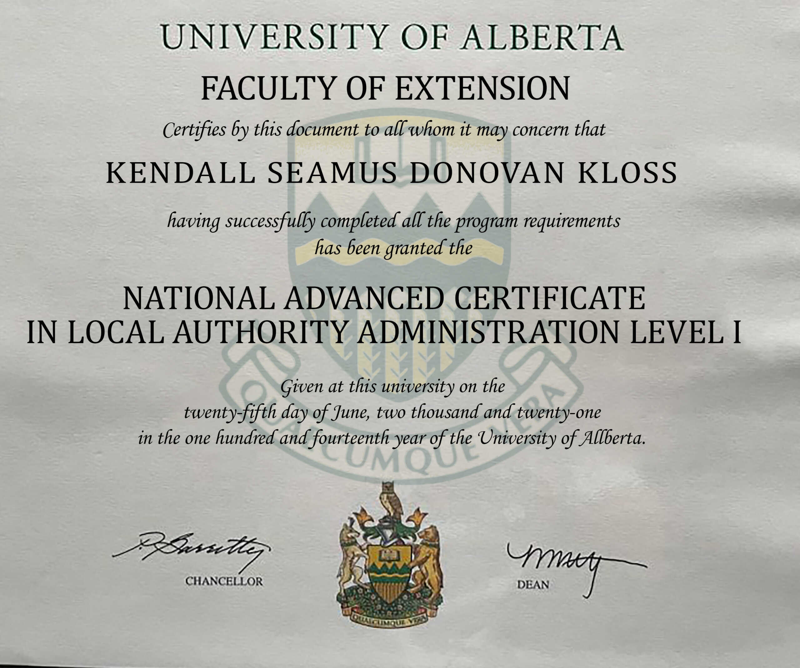 Fake Certificate from University Of Alberta Template Fake Certificate from University Of Alberta Template