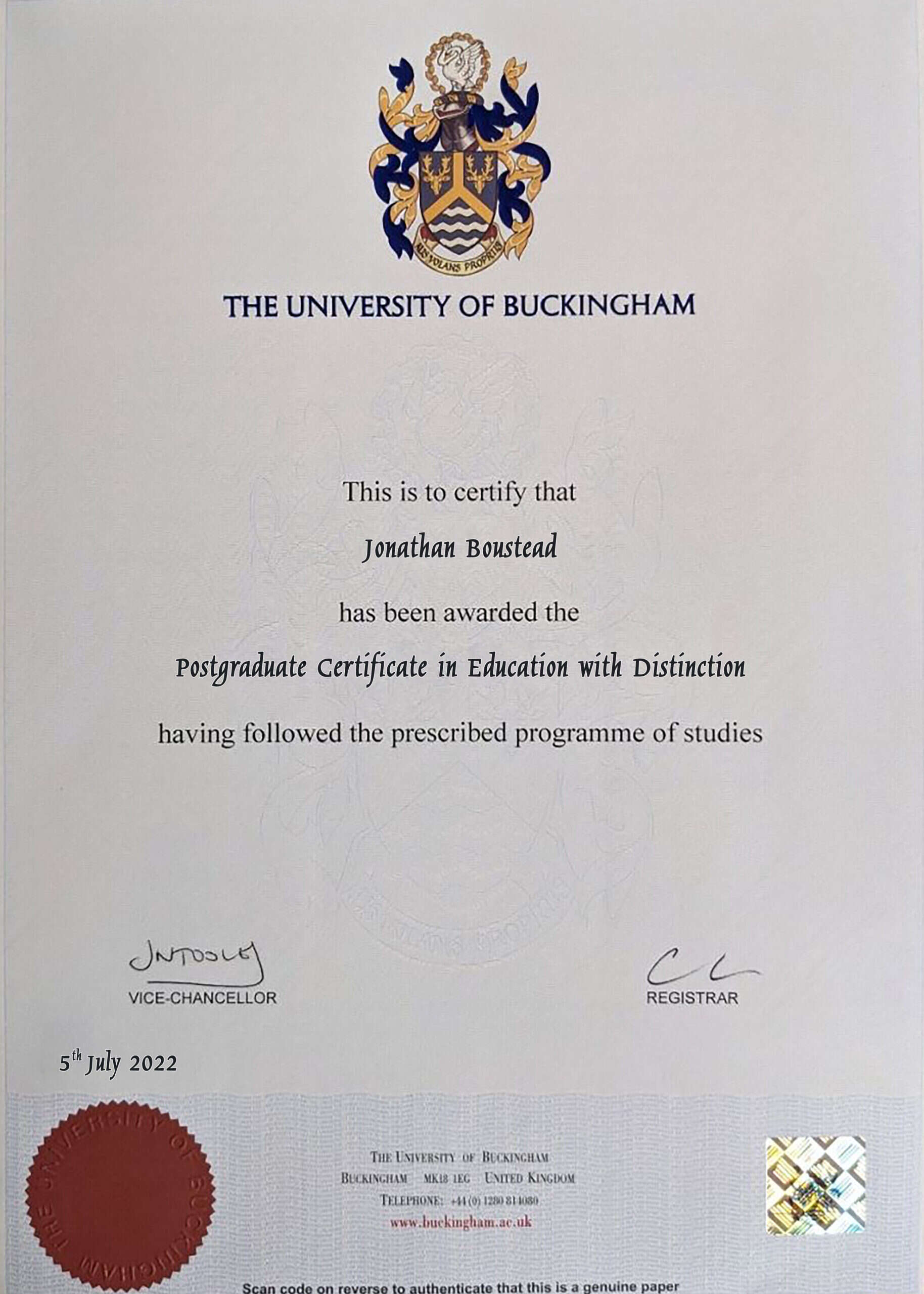 Fake Certificate from University Of Buckingham Template Fake Certificate from University Of Buckingham Template