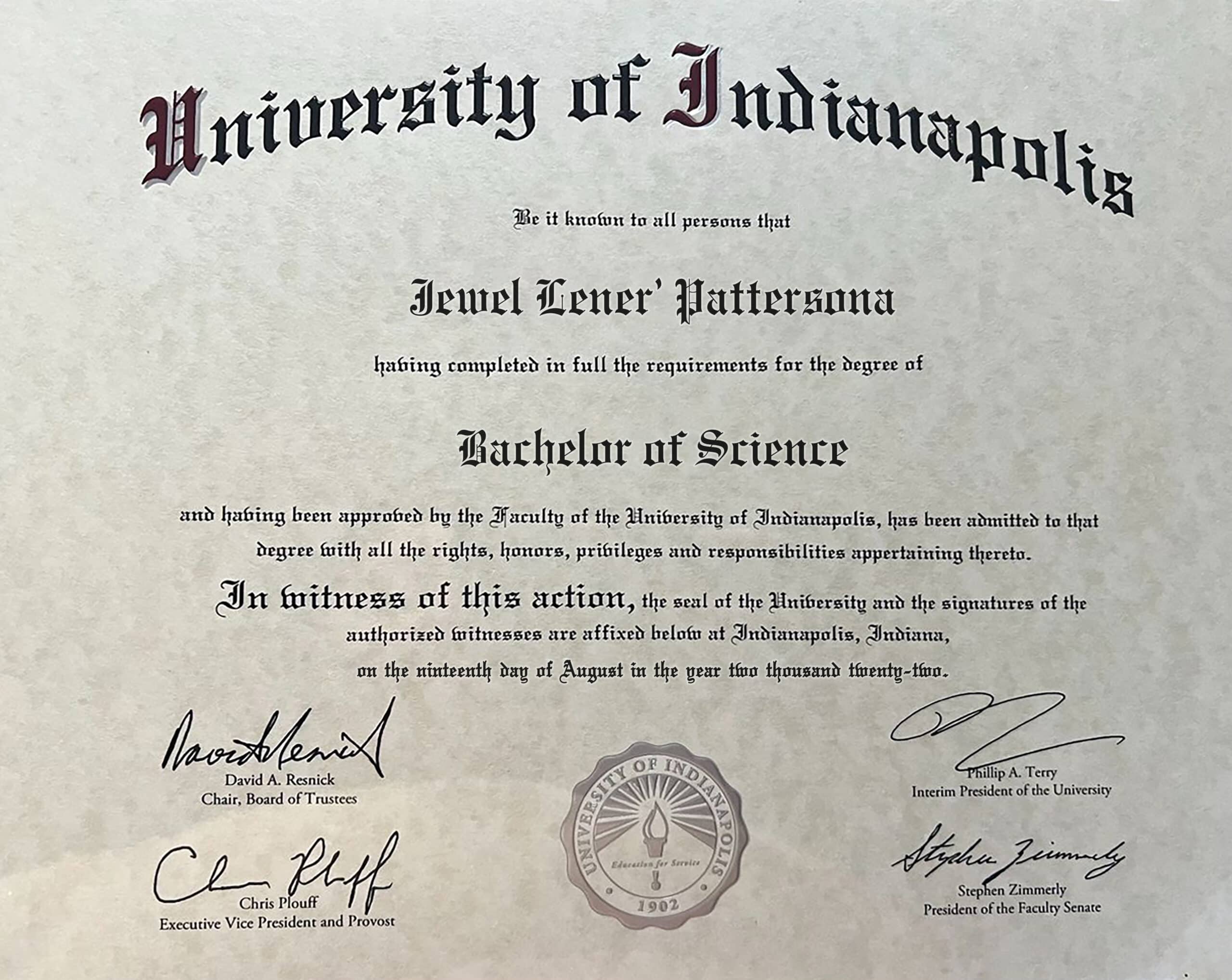 Fake Certificate from University Of Indianapolis Template Fake Certificate from University Of Indianapolis Template