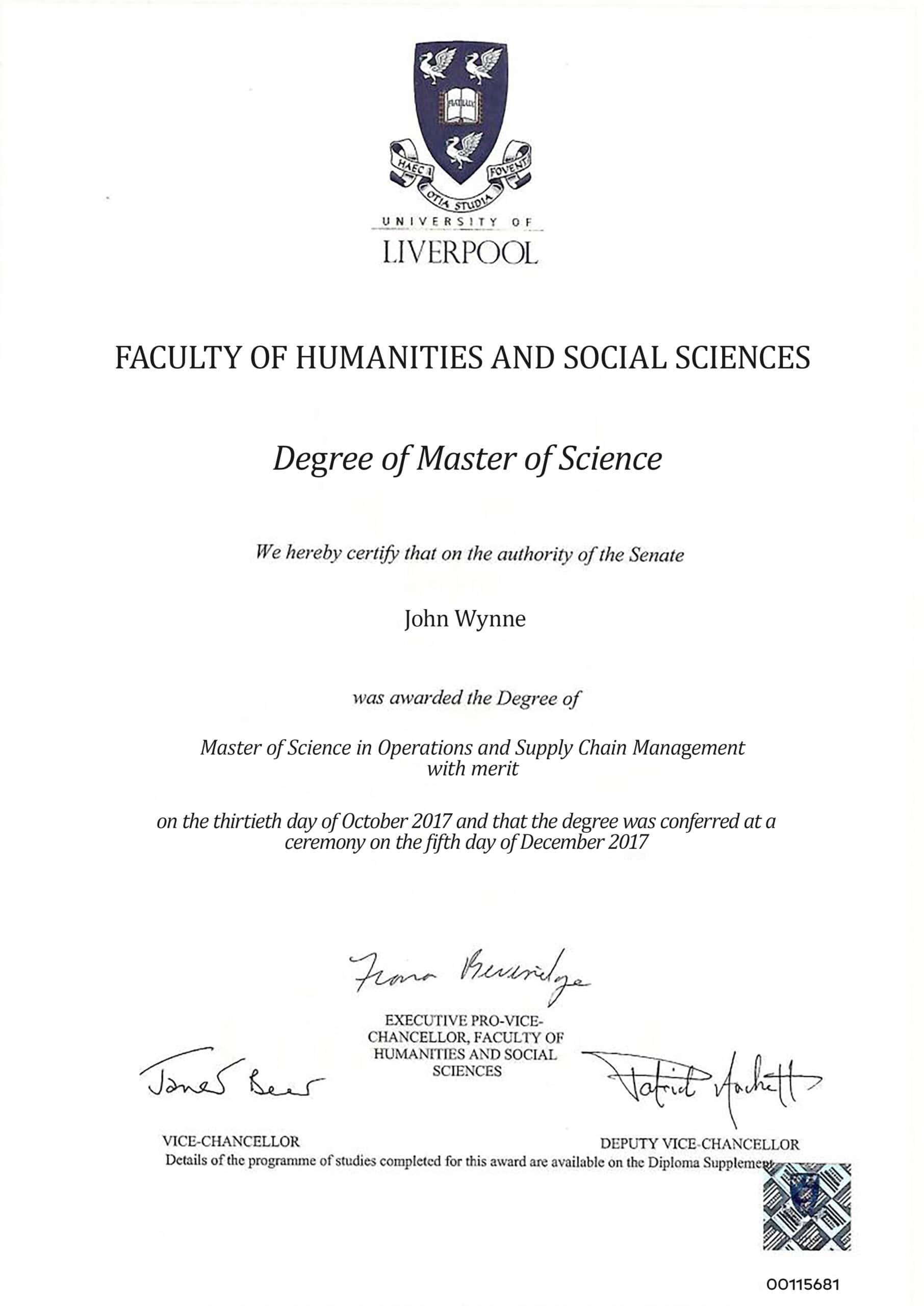 Fake Certificate from University Of Liverpool Template Fake Certificate from University Of Liverpool Template