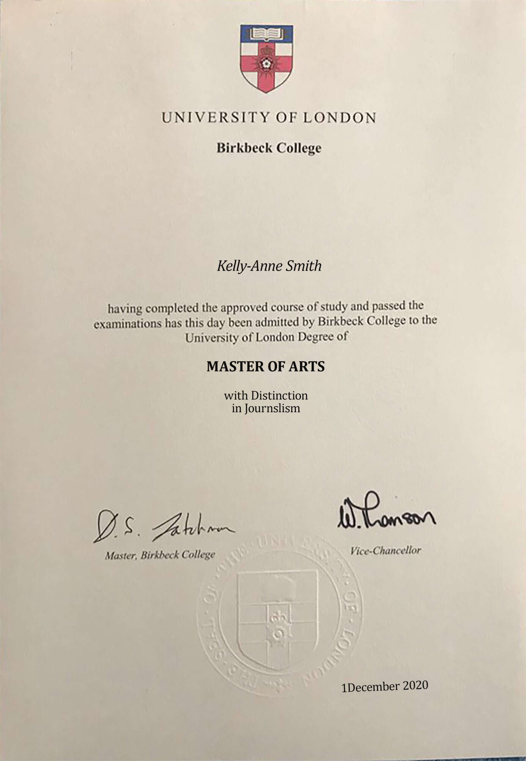 Fake Certificate from University Of London Template Fake Certificate from University Of London Template