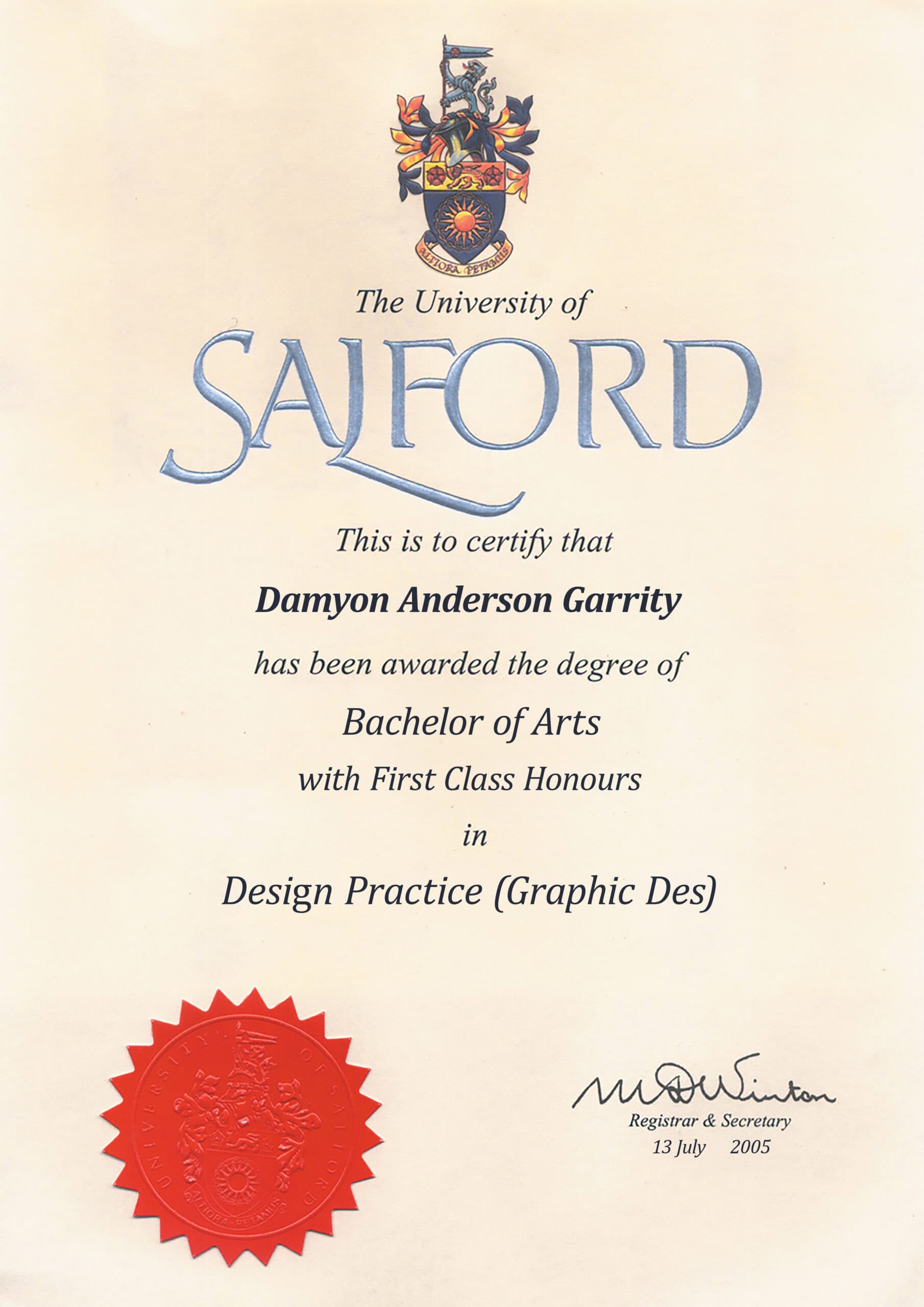 Fake Certificate from University Of Salford Template Fake Certificate from University Of Salford Template