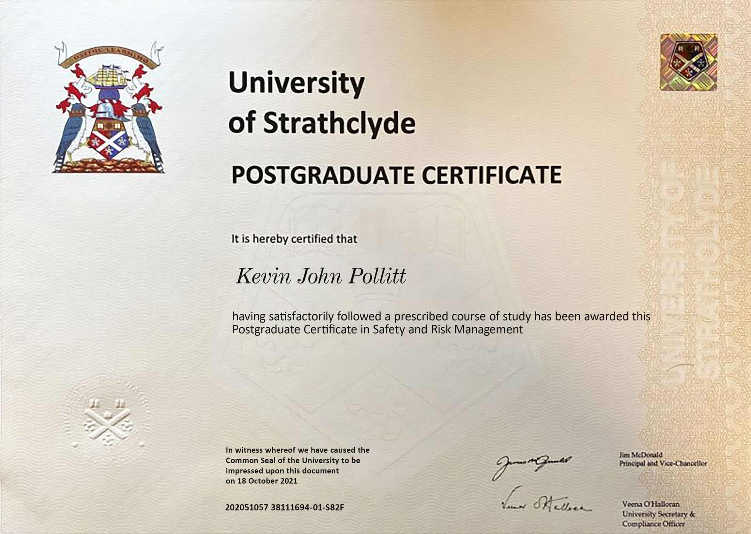 Fake Certificate from University Of Strathclyde Template Fake Certificate from University Of Strathclyde Template