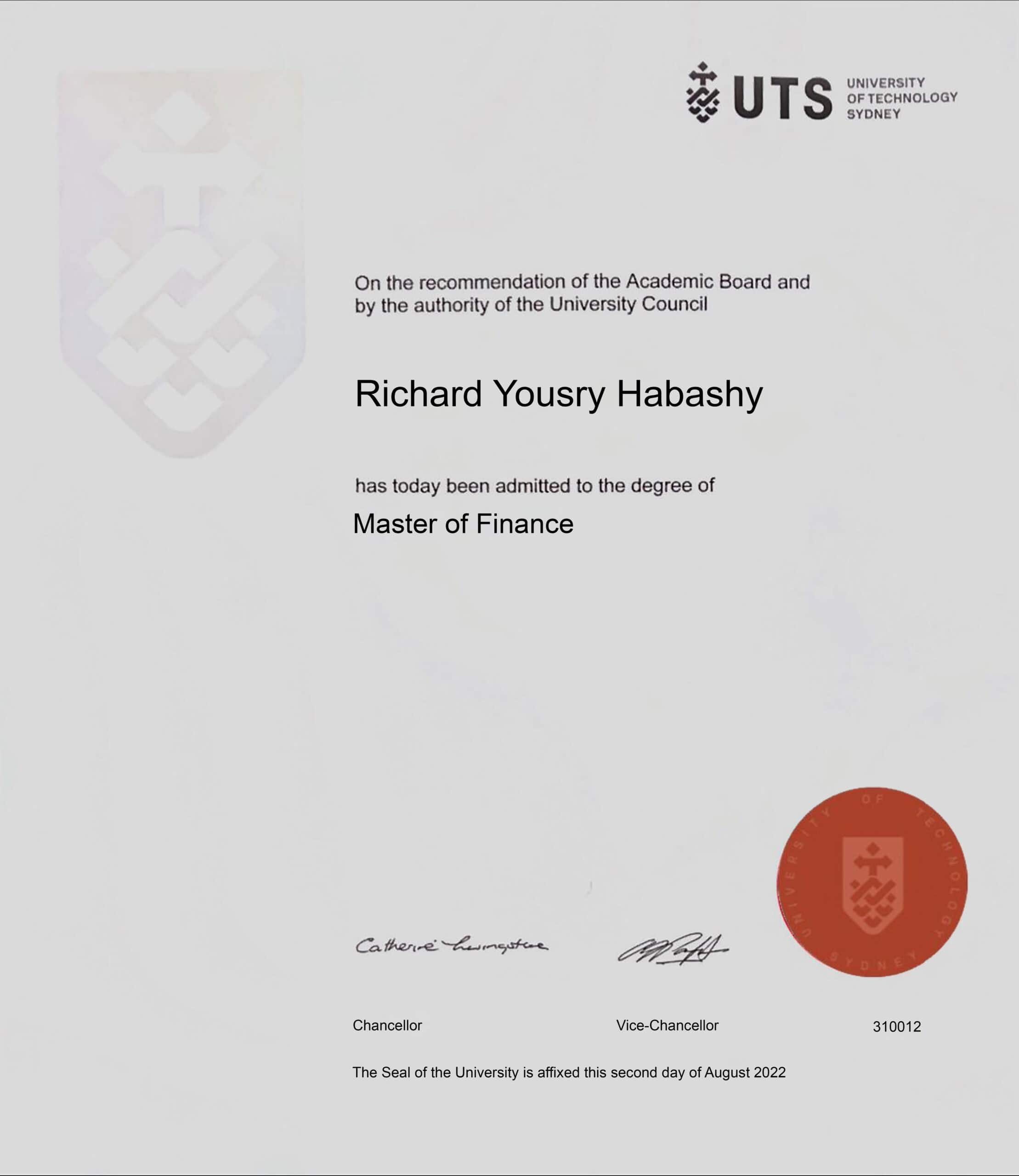 Fake Certificate from University Of Technology Sydney Template Fake Certificate from University Of Technology Sydney Template