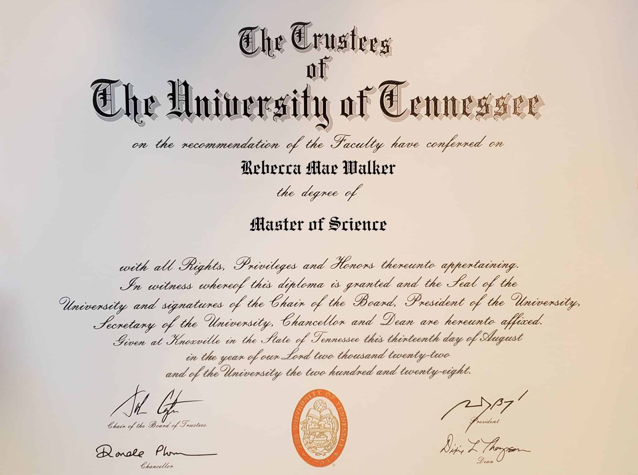 Fake Certificate from University Of Tennessee Template Fake Certificate from University Of Tennessee Template