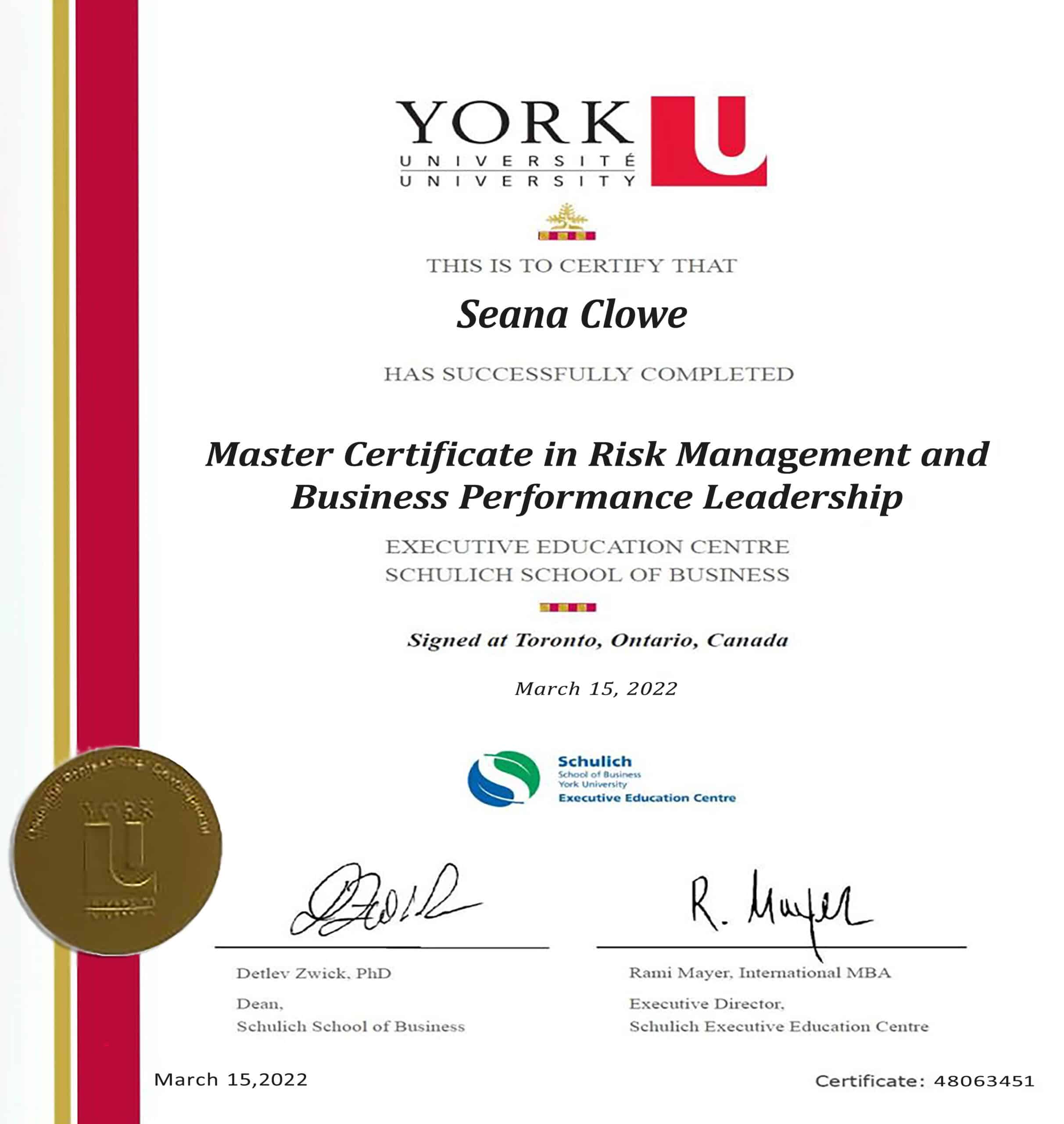 Fake Certificate from York University Template Fake Certificate from York University Template