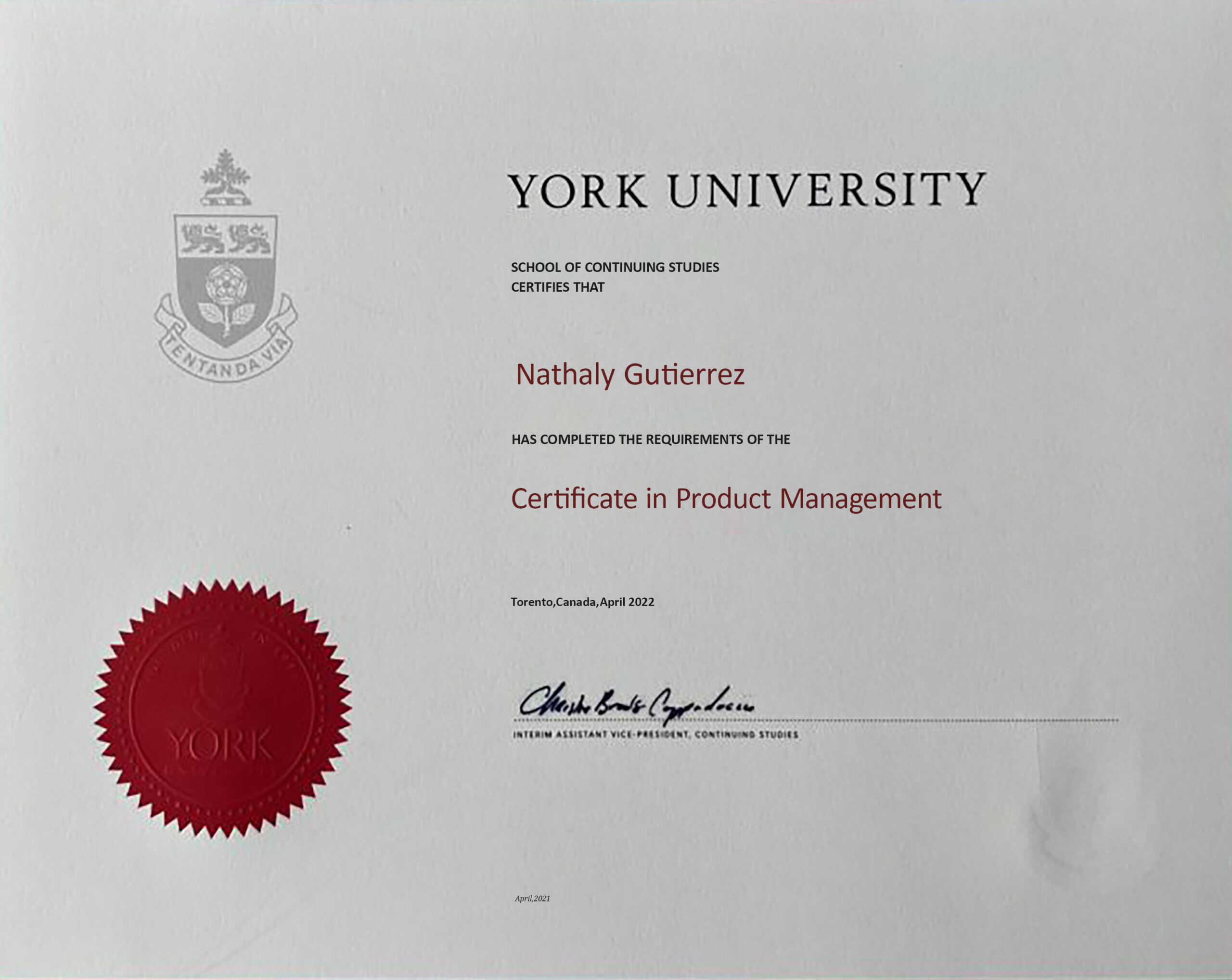 Fake Certificate from York University Template (version2) Fake Certificate from York University Template (version2)