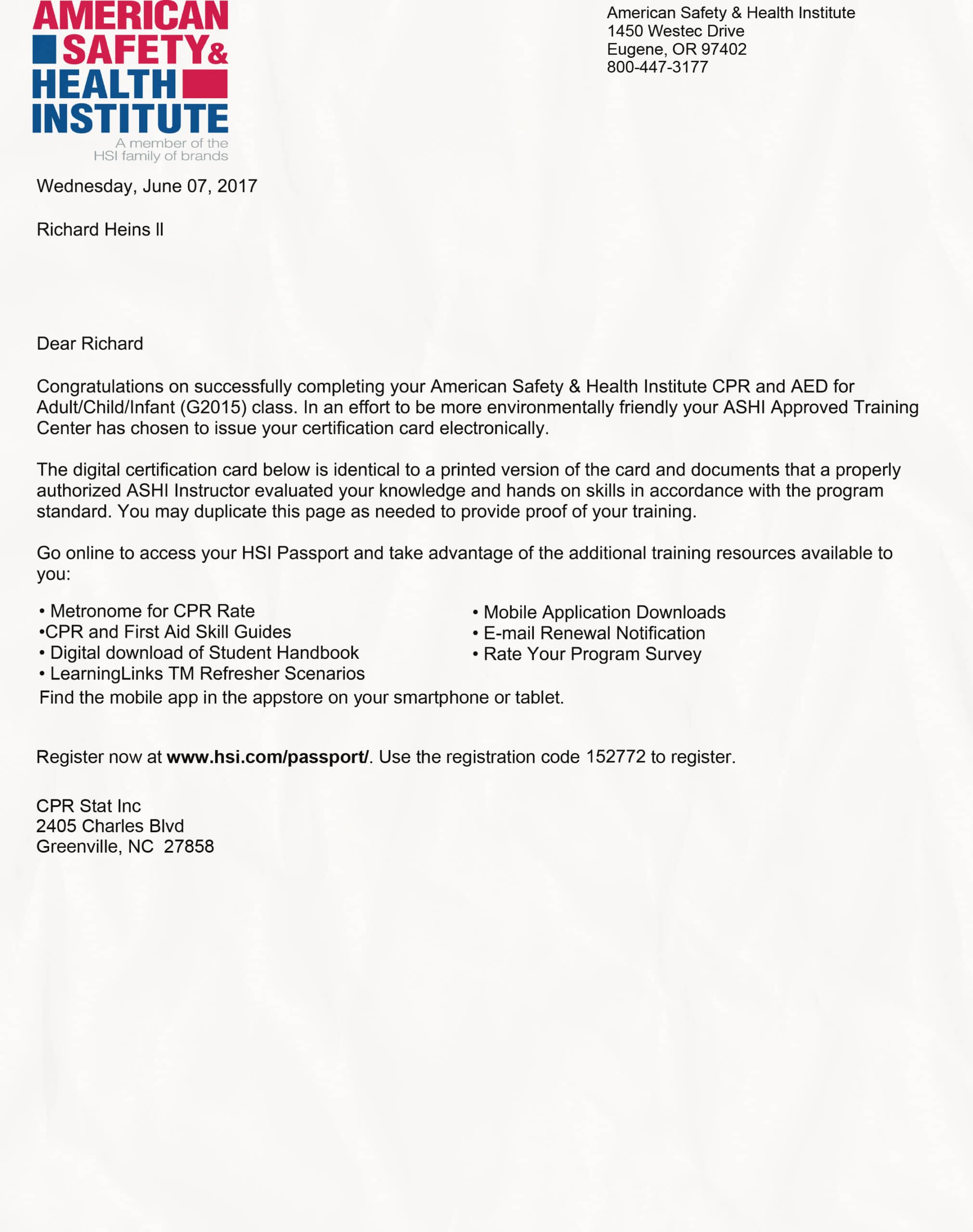 a_bfa15 Fake Printable Americans safety health institute CPRAED Certification version2