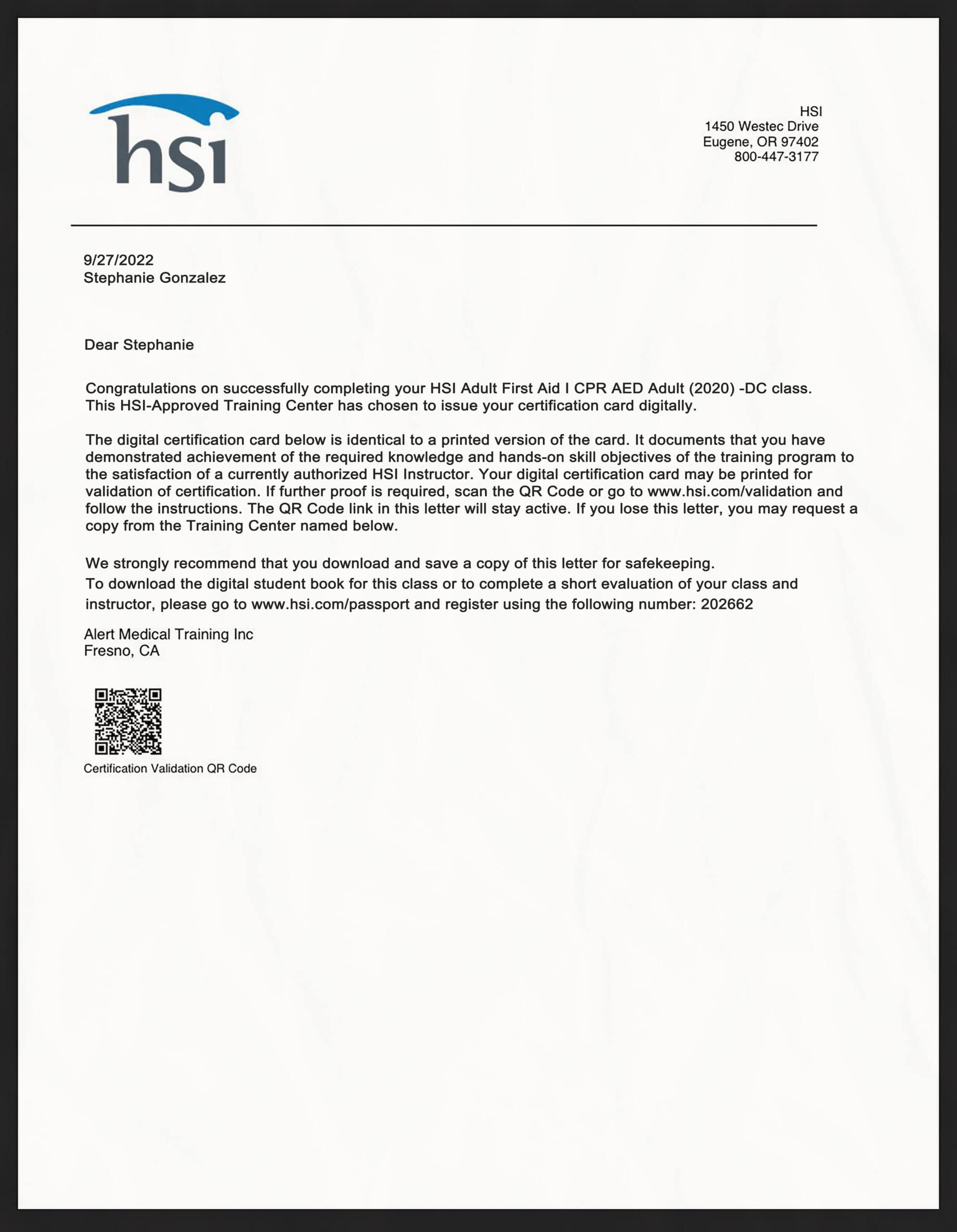 Fake Printable first Aid from HSi American Safety & Health Institute CPRAED Certification Fake Printable first Aid from HSi American Safety & Health Institute CPRAED Certification