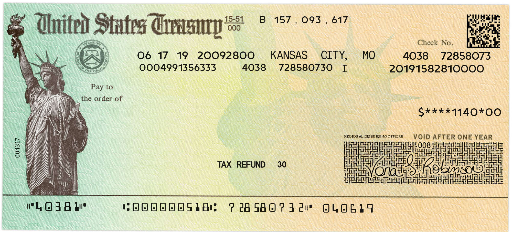 Fillable US Bank Blank Check Template