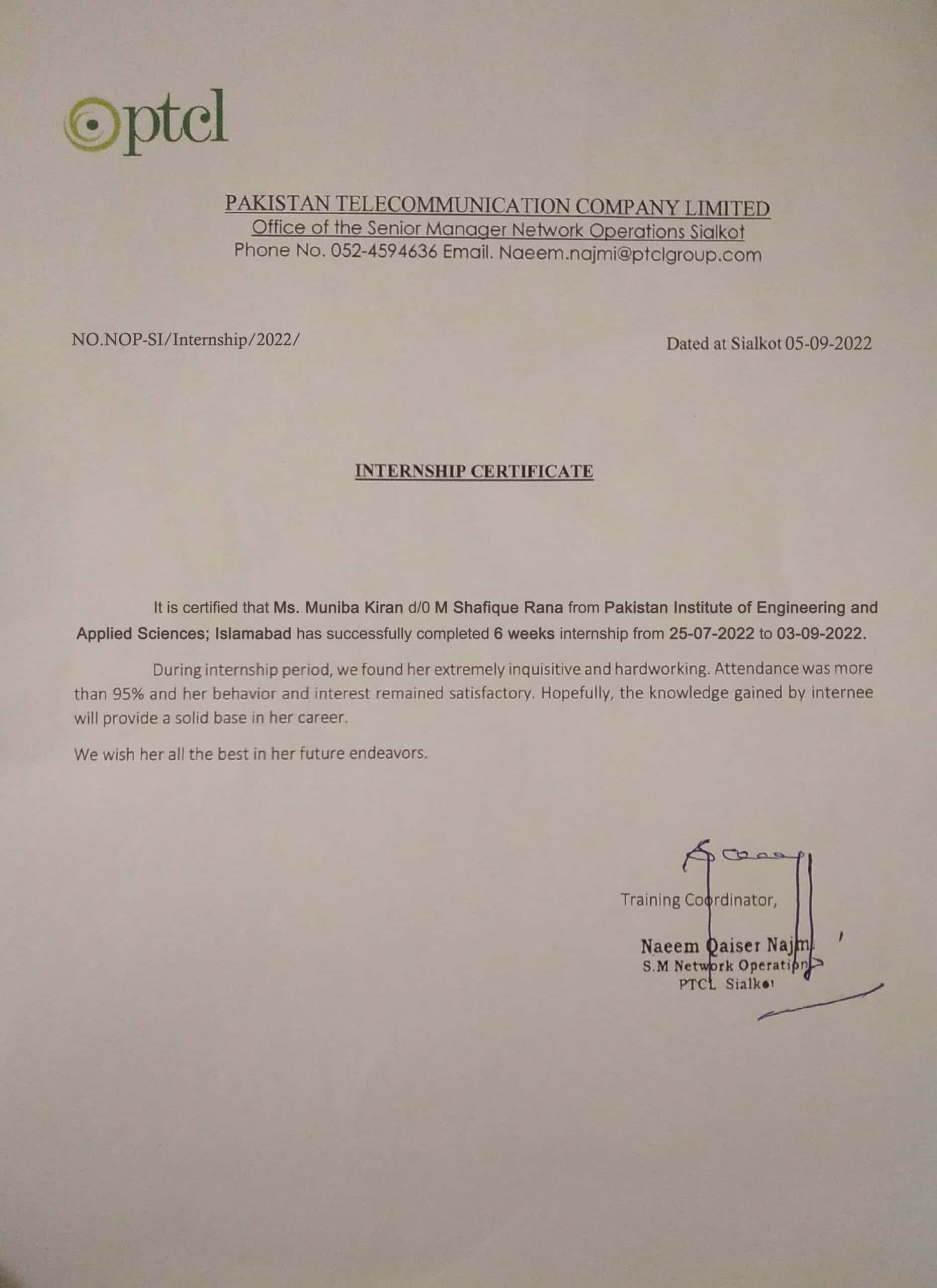 Stand Out with a Customizable Pakistan Telecommunication company limited Internship Certificate PSD Template Stand Out with a Customizable Pakistan Telecommunication company limited Internship Certificate PSD Template