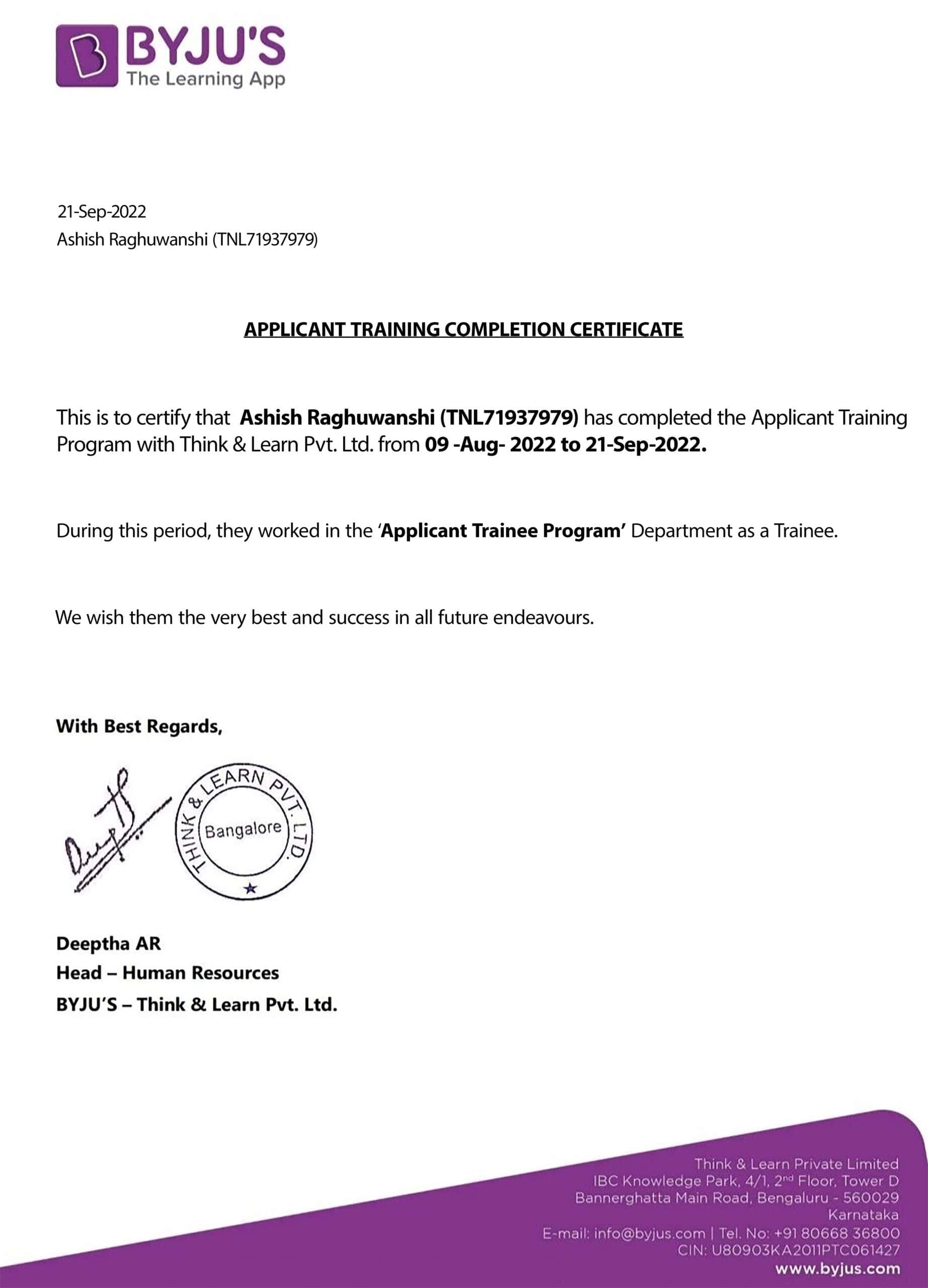 Purchase Realistic Fake byjus the learning app company Experience Certificate Templates Easily Editable Purchase Realistic Fake byjus the learning app company Experience Certificate Templates Easily Editable