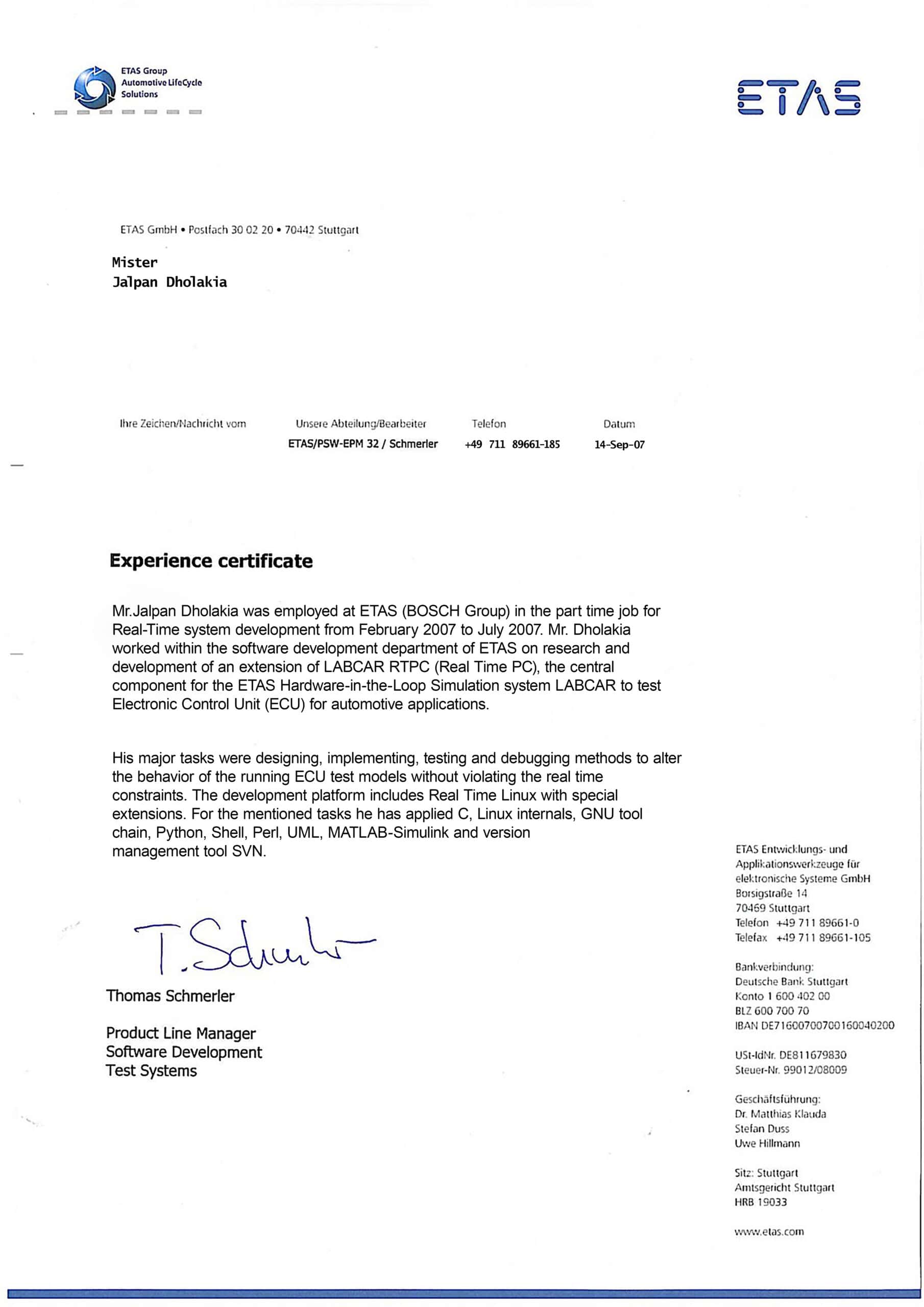 Purchase Realistic Fake etas company Experience Certificate Templates Easily Editable Purchase Realistic Fake etas company Experience Certificate Templates Easily Editable