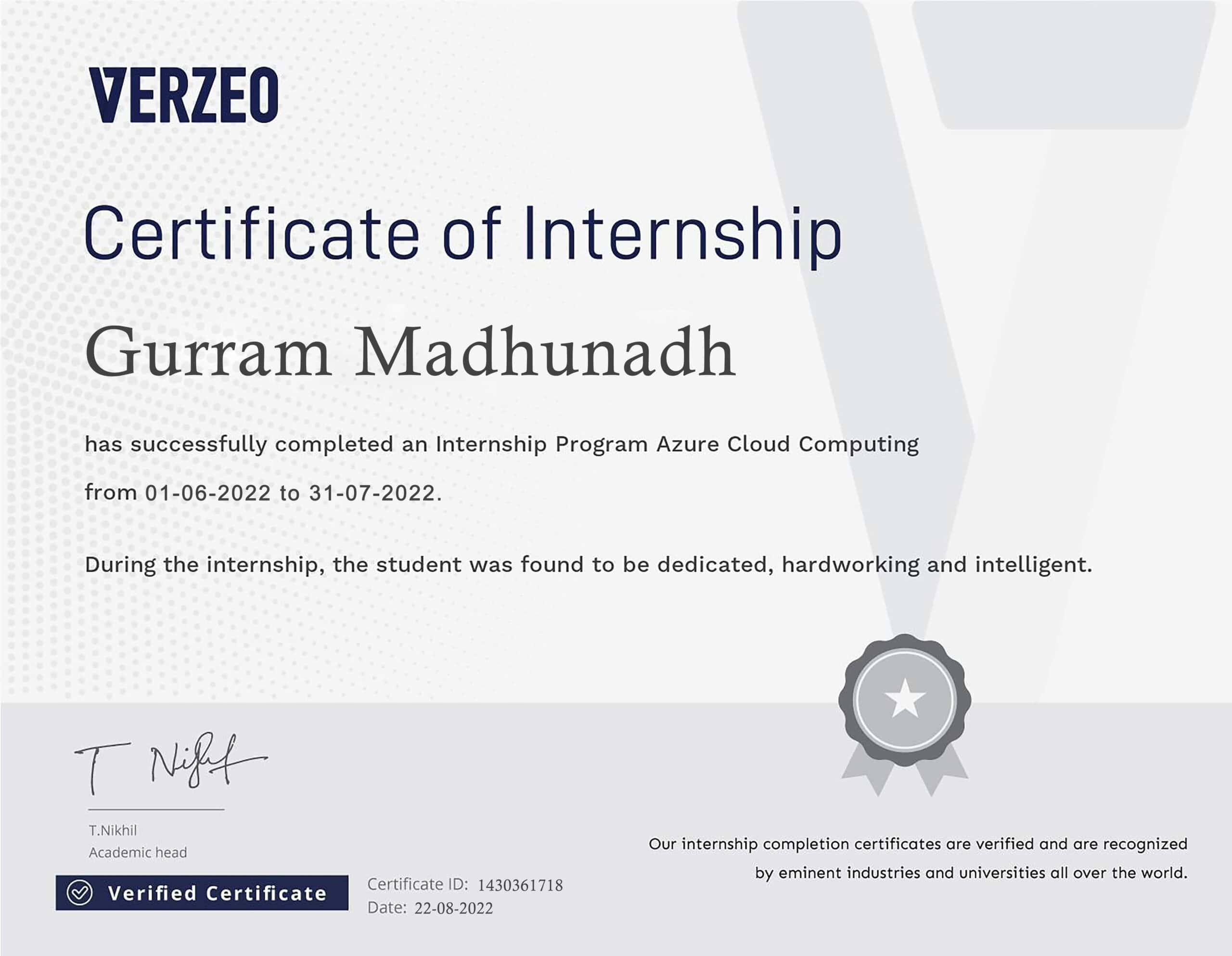 Stand Out with a Customizable VERZEO Internship Certificate PSD Template (version 2) Stand Out with a Customizable VERZEO Internship Certificate PSD Template (version 2)