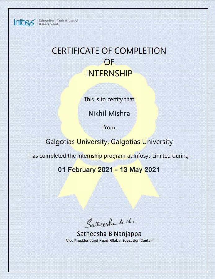 Stand Out with a Customizable infosys Internship Certificate PSD Template Stand Out with a Customizable infosys Internship Certificate PSD Template