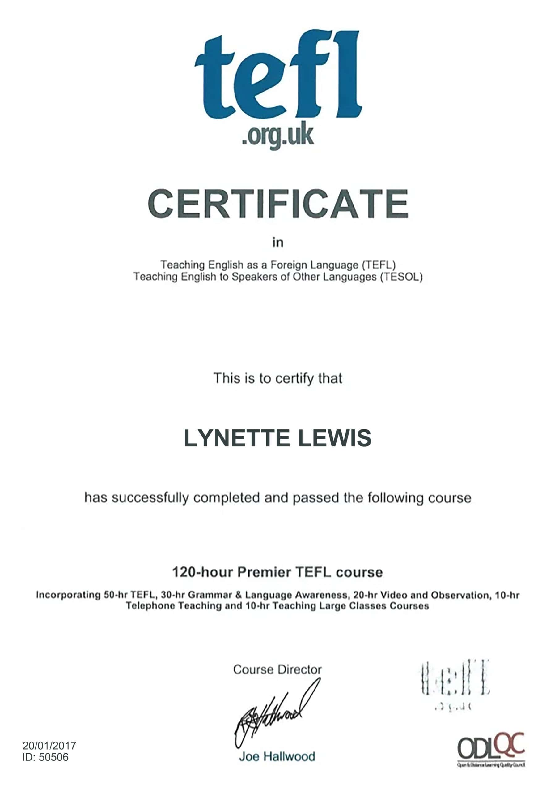 UK TEFL Certificate PSD Template UK TEFL Certificate PSD Template