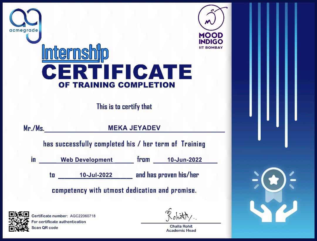 Stand Out with a Customizable Acmegrade Internship Certificate PSD Template Stand Out with a Customizable Acmegrade Internship Certificate PSD Template