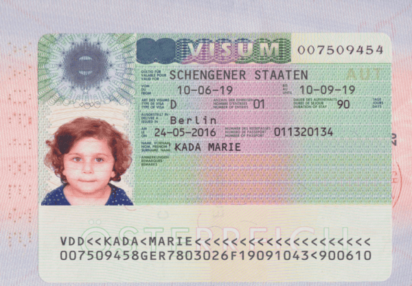 austria-visa Austria schengen visa PSD template
