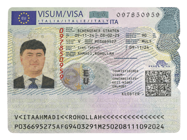 italy-visa-v2 Italy schengen visa PSD template version 2