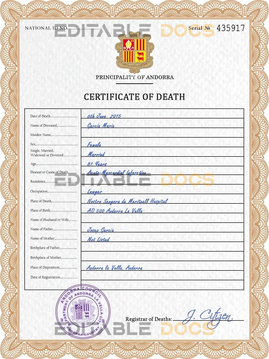 Andorra-death-certificate-PSD-template-completely-editable.jpg Andorra death certificate PSD template