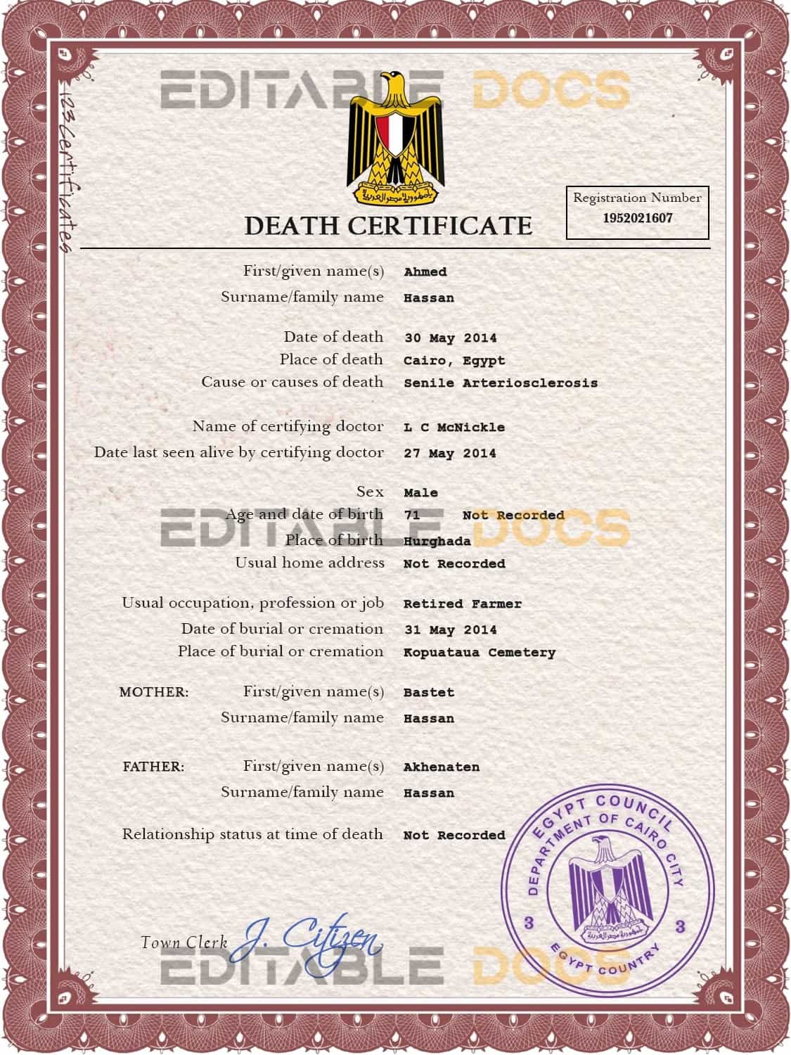 Egypt-death-certificate-PSD-template-completely-editable.jpg Egypt death certificate PSD template