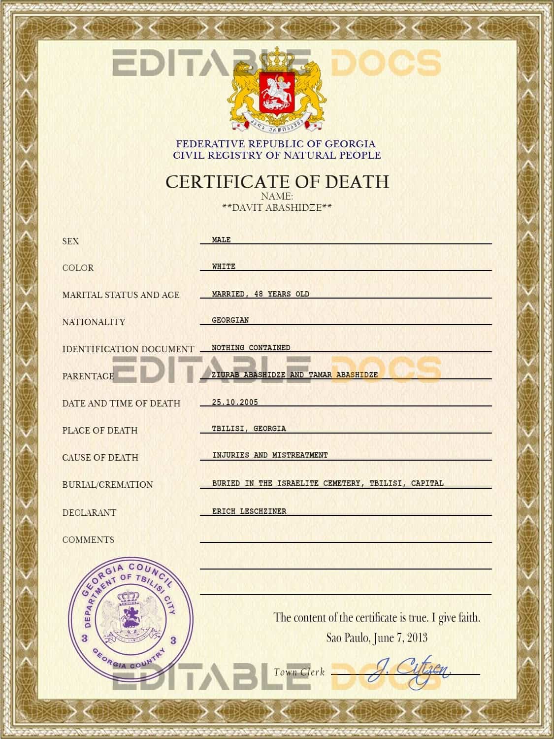 Georgia-vital-record-death-certificate-PSD-template-fully-editable.jpg Georgia vital record death certificate PSD template