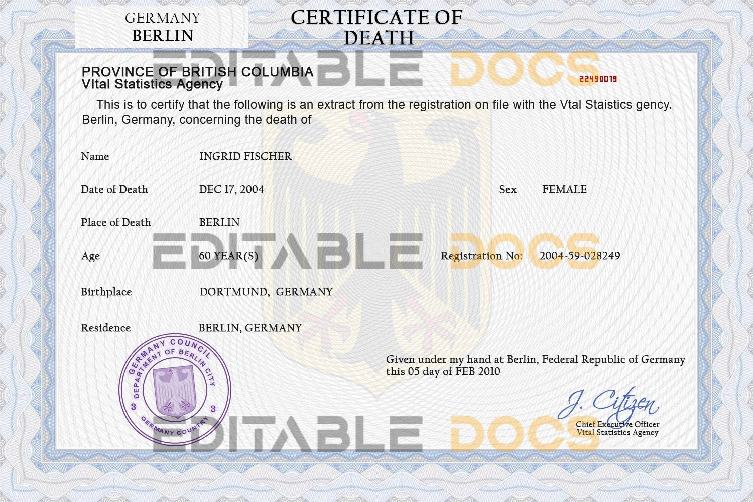 Germany-death-certificate-PSD-template-completely-editable.jpg Germany death certificate PSD template