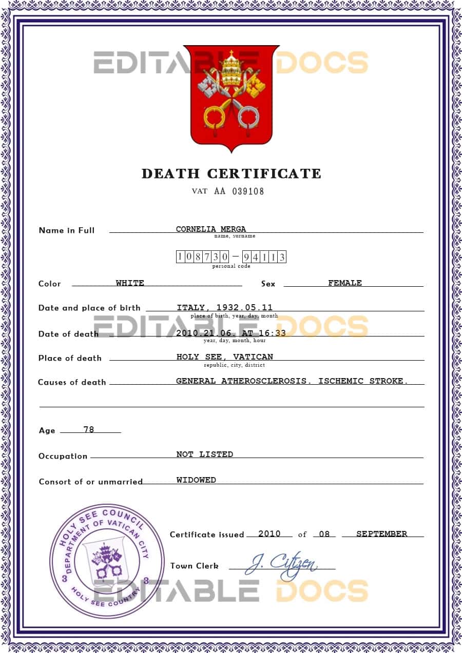 Holy-See-vital-record-death-certificate-PSD-template-fully-editable.jpg Holy See vital record death certificate PSD template
