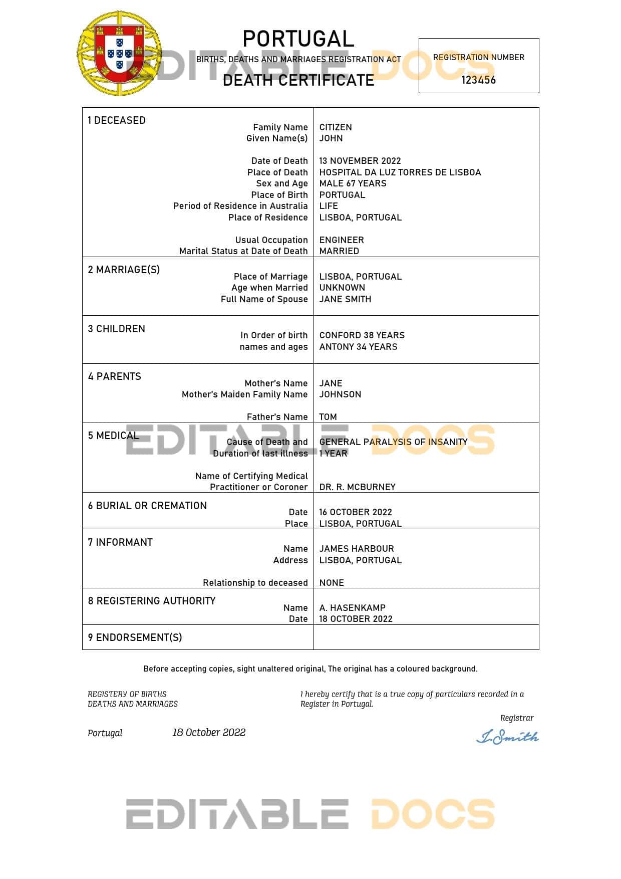 Portugal-death-certificat.jpg Portugal death certificate Word and PDF template