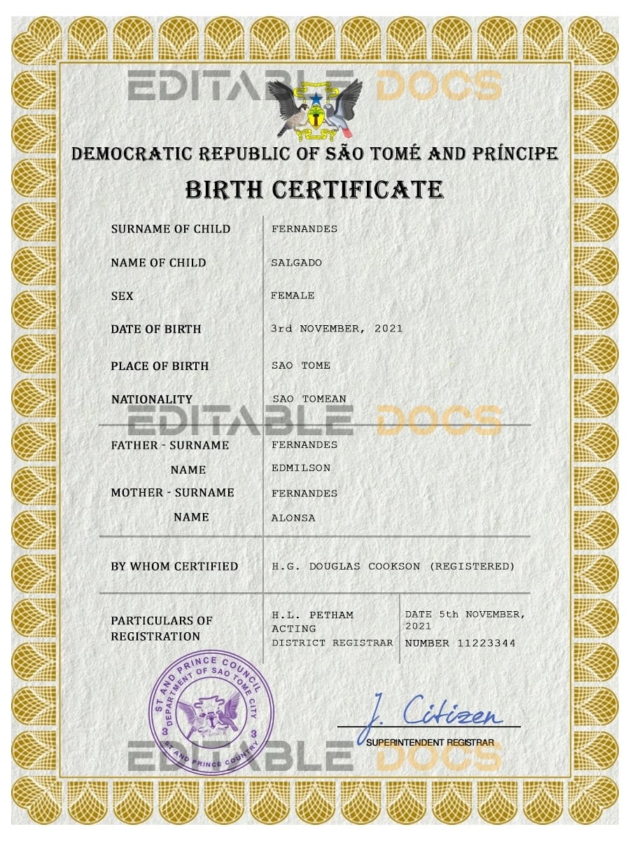 Sao-Tome-and-Principe-vital-record-birth-certificate-PSD-template-fully-editable.jpg Sao Tome and Principe vital record birth certificate PSD template