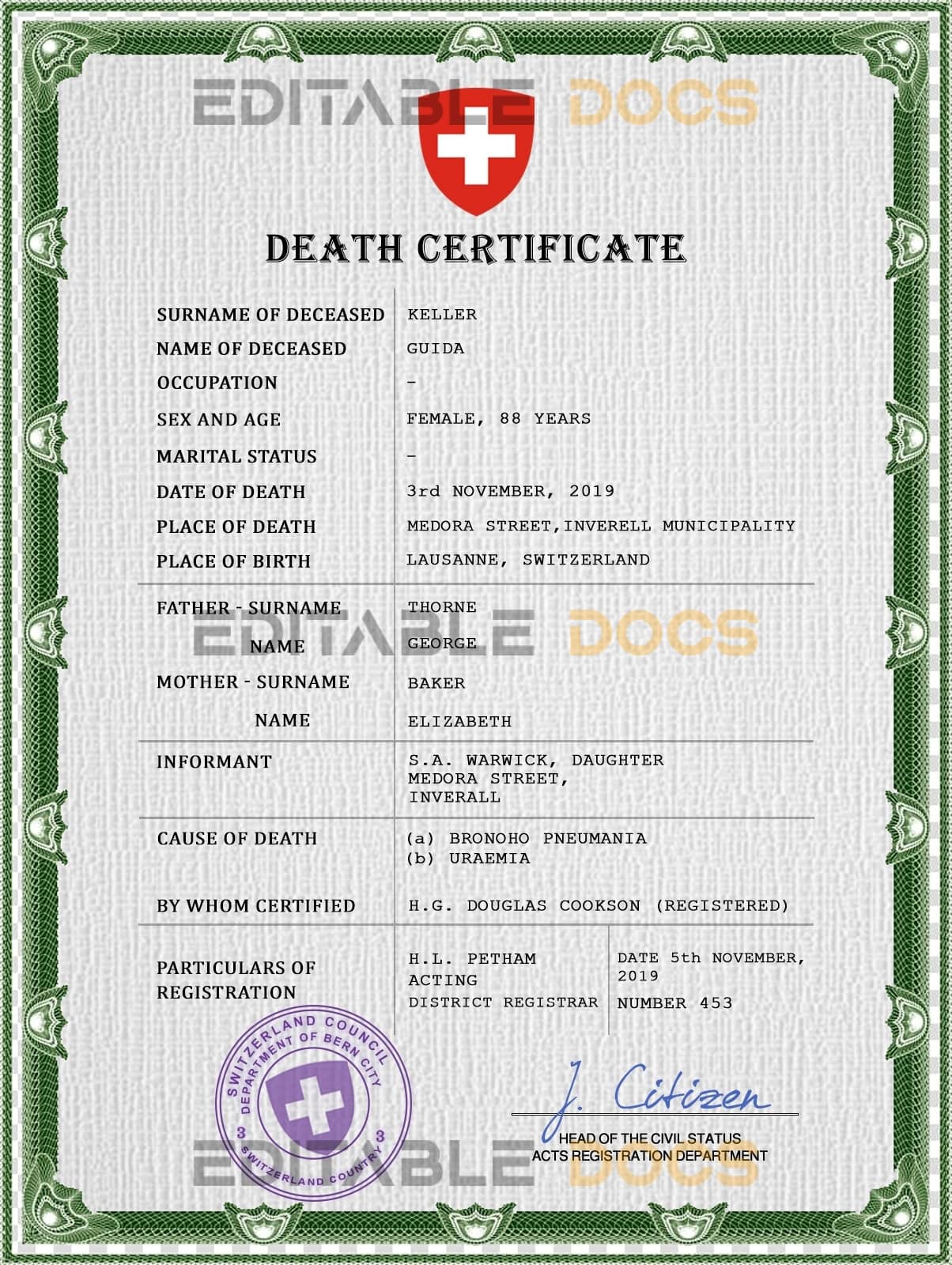 Switzerland-death-certificate-PSD-template-completely-editable.jpg Switzerland death certificate PSD template