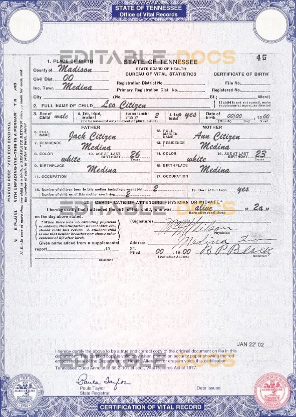 USA-Tennessee-state-birth-certificate-template-in-PSD-format-fully-editable.jpg USA Tennessee state birth certificate template in PSD format