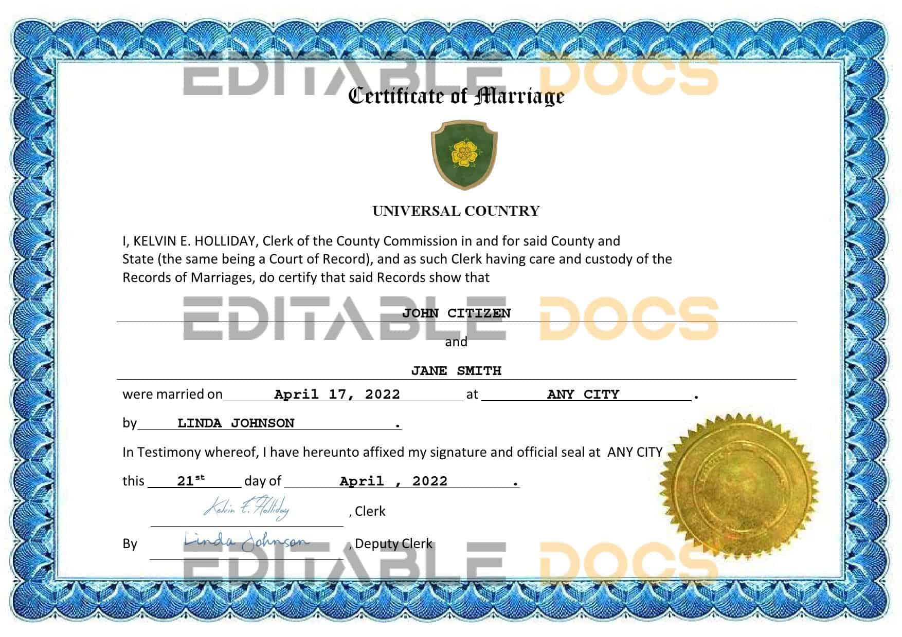 hypnotic Marriage Certificate hypnotic Marriage Certificate