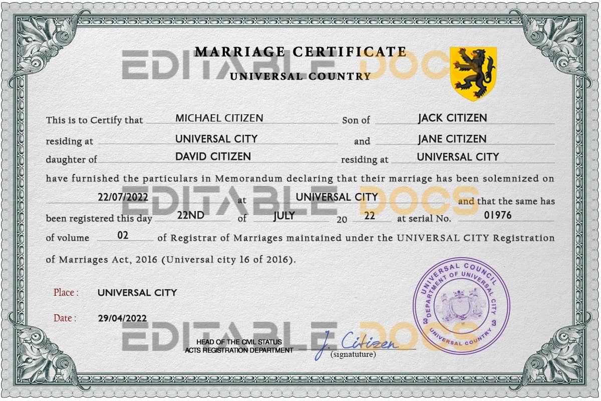 snapshot universal snapshot universal Marriage Certificate