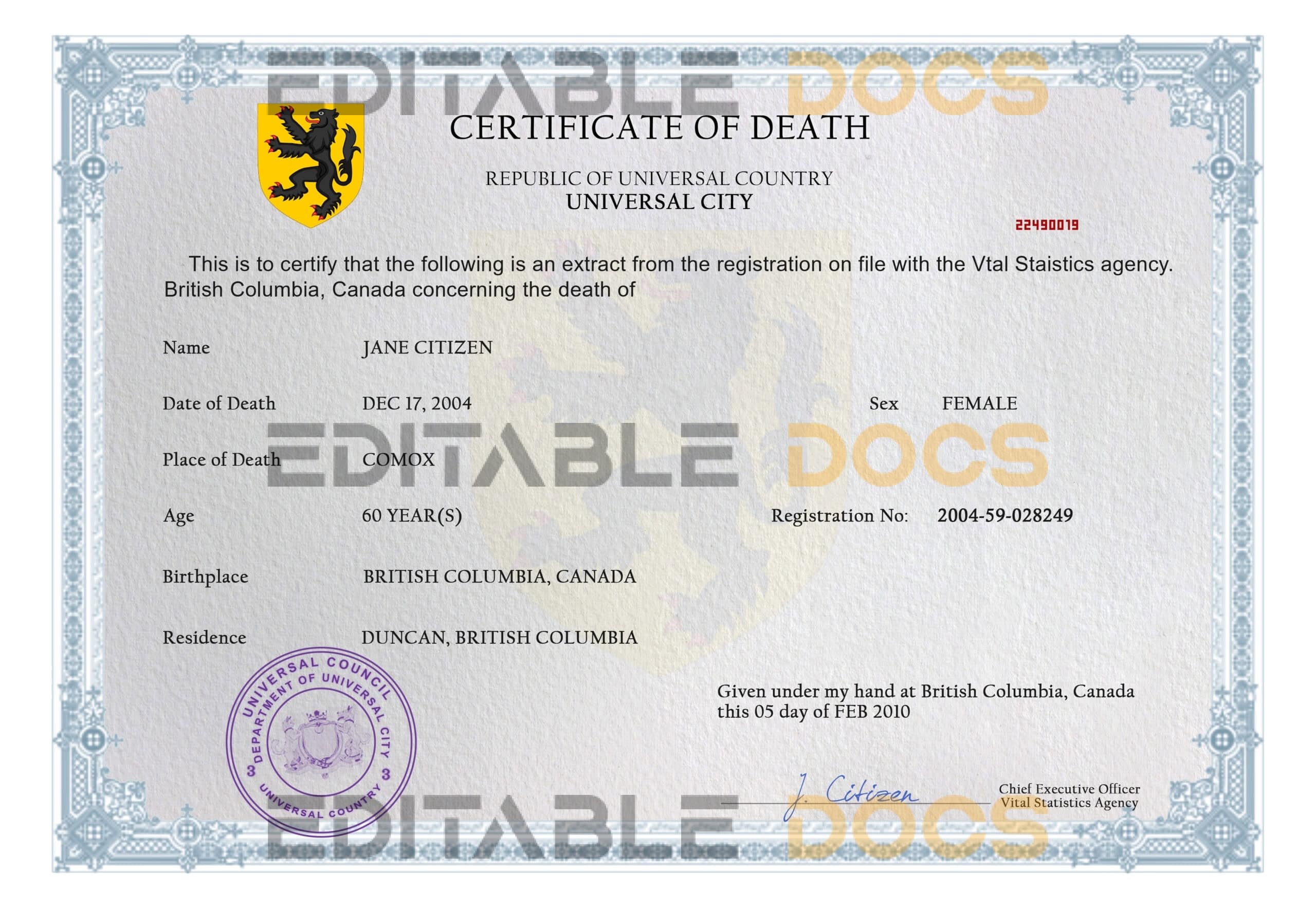 united-death-universal-certificate-PSD-template-completely-editable-scaled-1.jpg # united death universal certificate PSD template